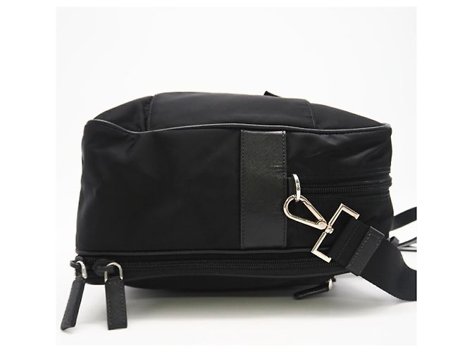 Borsa da viaggio Prada Saffiano Nero - vista 5