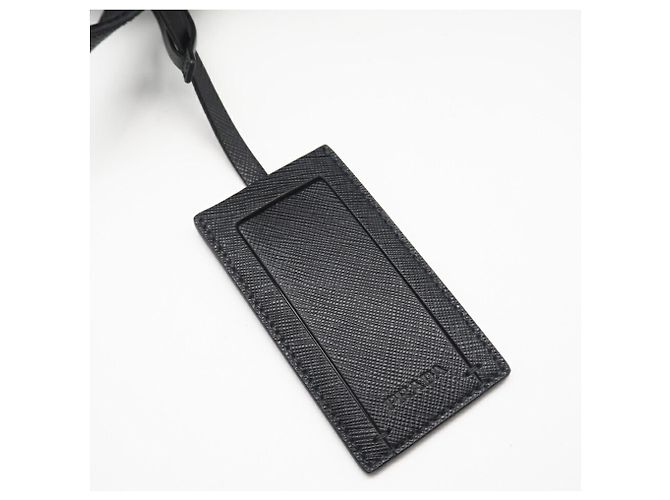 Borsa da viaggio Prada Saffiano Nero - vista 9