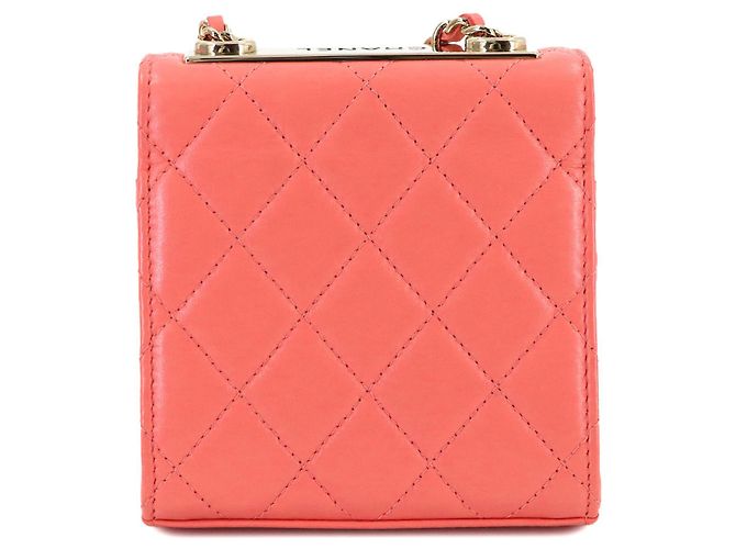 Bolso de hombro Chanel Trendy CC Matelassé con cadena Rosa - vista 3