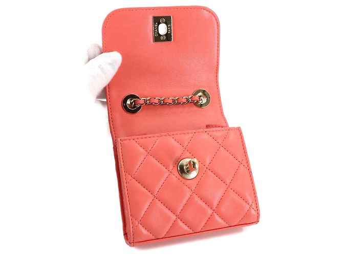 Bolso de hombro Chanel Trendy CC Matelassé con cadena Rosa - vista 7