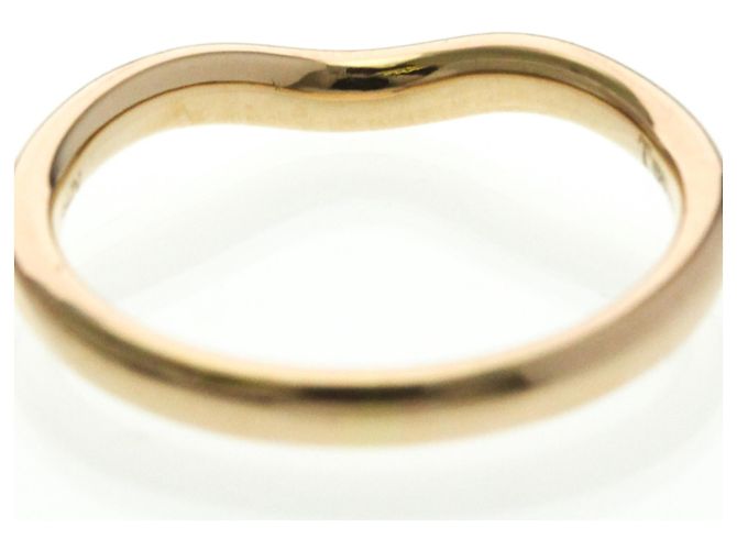 Tiffany & Co Anello Curvo Tiffany con 3 Diamanti in Oro Rosa D'oro - vista 7