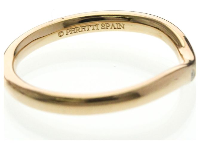 Tiffany & Co Anello Curvo Tiffany con 3 Diamanti in Oro Rosa D'oro - vista 8