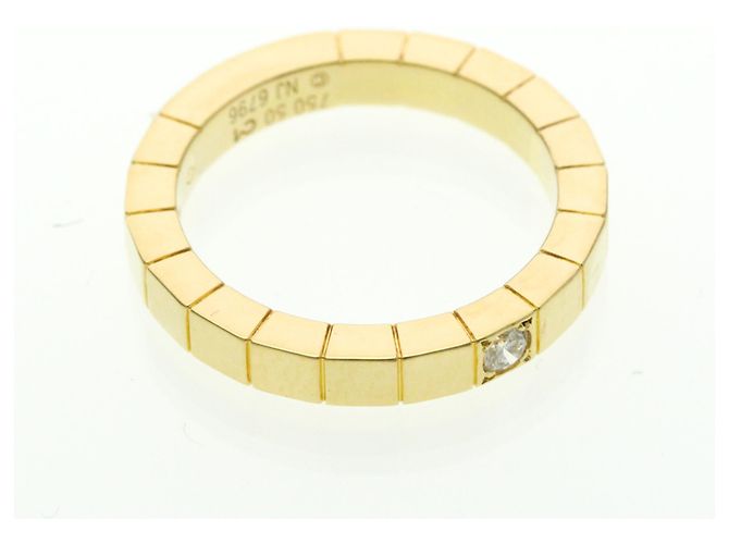 Anello in oro giallo 18K con diamanti Cartier Lanieres D'oro - vista 10
