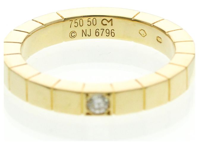 Anello in oro giallo 18K con diamanti Cartier Lanieres D'oro - vista 7