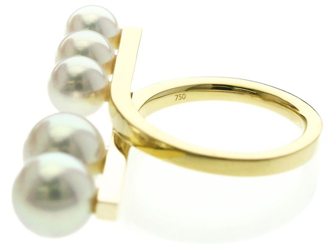 Anello Balance Tasaki in oro giallo 18K D'oro - vista 6
