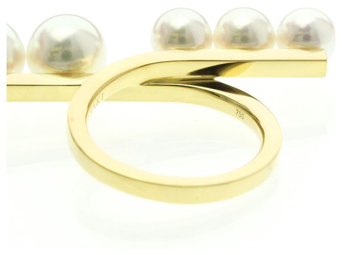 Anello Balance Tasaki in oro giallo 18K D'oro - vista 7