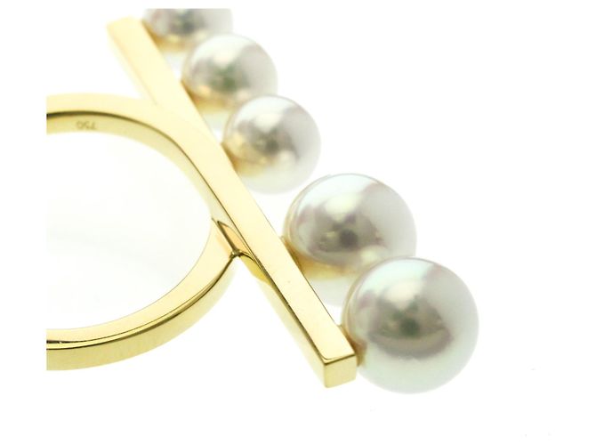 Anello Balance Tasaki in oro giallo 18K D'oro - vista 9