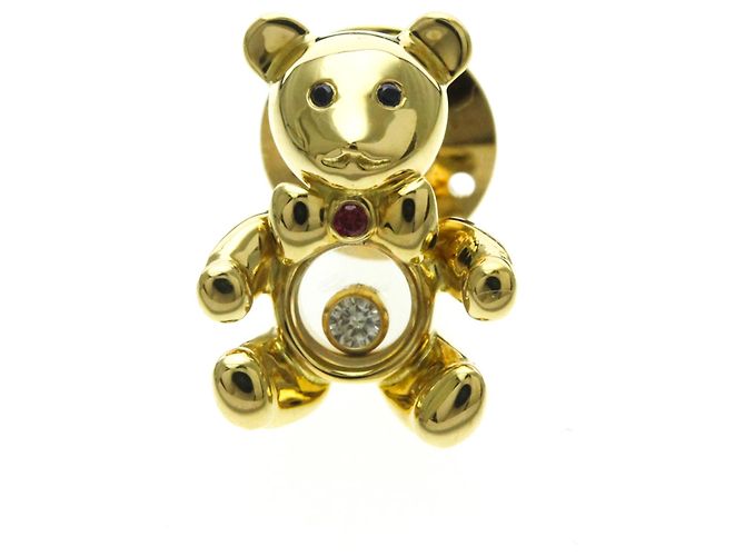 Spilla Orsetto di Peluche Chopard 90/2188 D'oro - vista 3