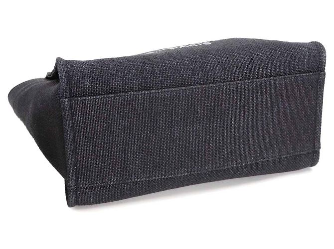 Timeless Chanel Deauville GM Borsa 2 in 1 con Catena Nero Grigio antracite - vista 5