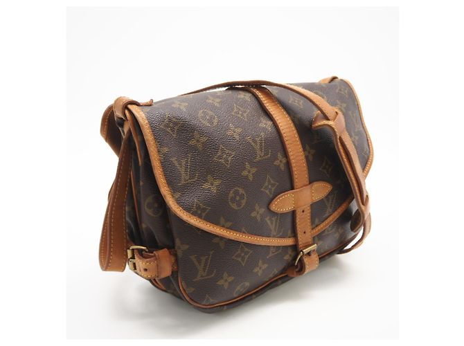 Borsa a Spalla Saumur 30 Monogram Louis Vuitton Marrone - vista 2