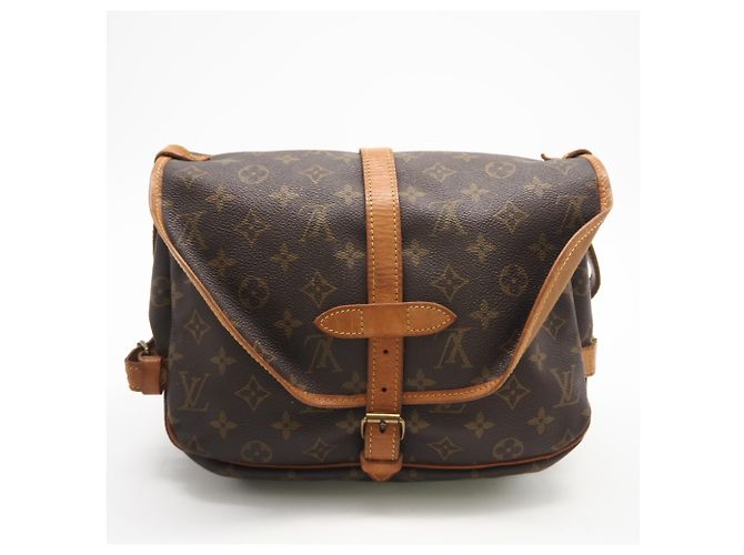 Borsa a Spalla Saumur 30 Monogram Louis Vuitton Marrone - vista 3