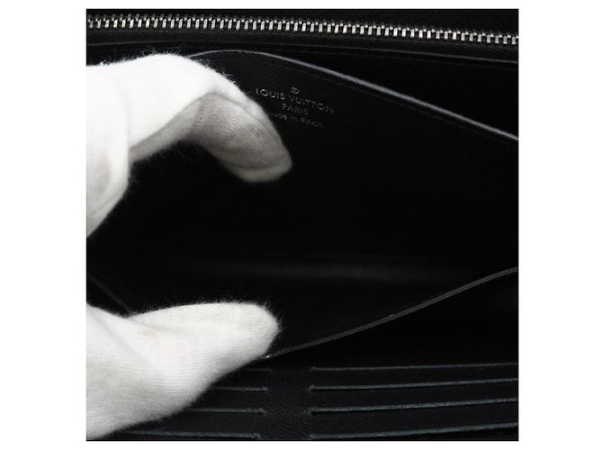 Portafoglio Zippy XL Eclipse di Louis Vuitton Marrone Nero - vista 10