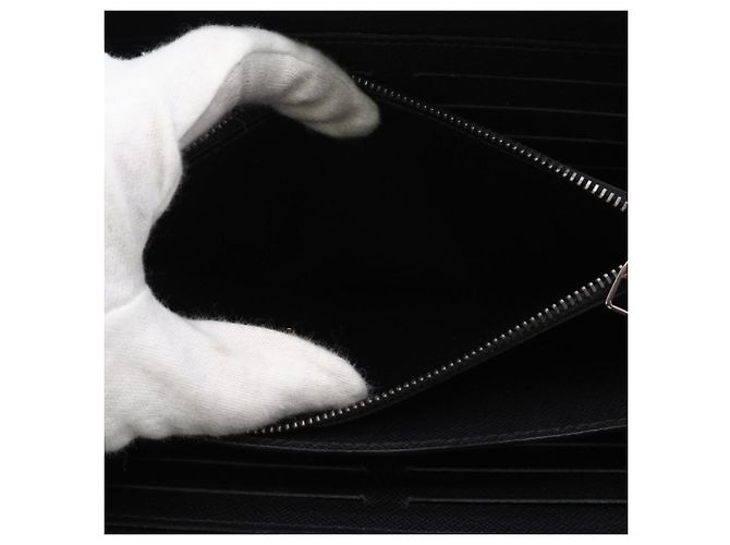 Portafoglio Zippy XL Eclipse di Louis Vuitton Marrone Nero - vista 11