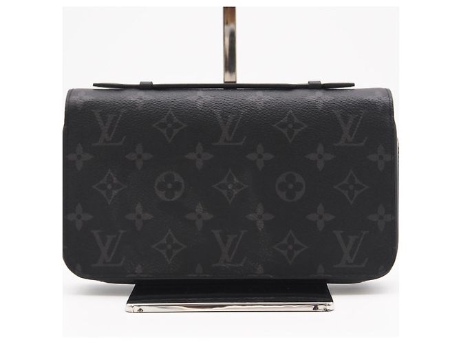 Portafoglio Zippy XL Eclipse di Louis Vuitton Marrone Nero - vista 2