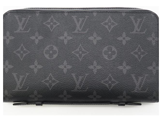 Portafoglio Zippy XL Eclipse di Louis Vuitton Marrone Nero - vista 4