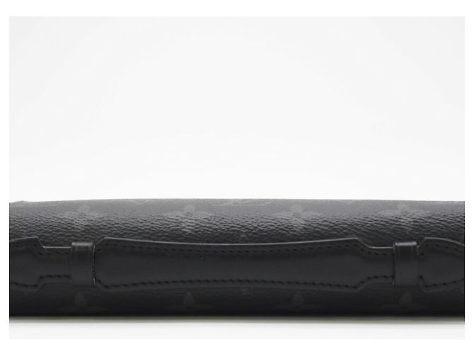 Portafoglio Zippy XL Eclipse di Louis Vuitton Marrone Nero - vista 7