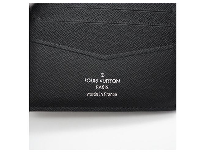 Portafoglio Slender Bifold Eclipse di Louis Vuitton Marrone Nero - vista 12