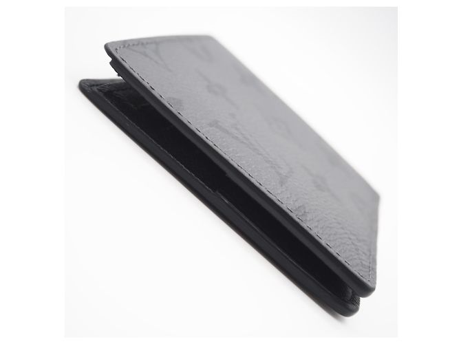 Portafoglio Slender Bifold Eclipse di Louis Vuitton Marrone Nero - vista 5
