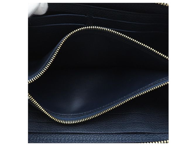 Louis Vuitton Empreinte Clemence Langbörse Mehrfarben Marineblau - Ansicht 10