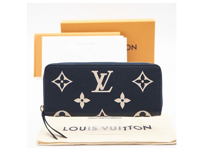 Louis Vuitton Empreinte Clemence Langbörse Mehrfarben Marineblau - Ansicht 2
