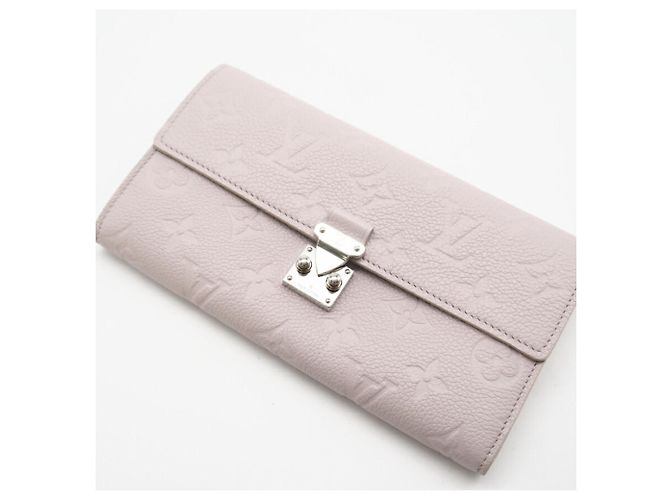 Cartera Larga Salametis Bloom en Empreinte Louis Vuitton Castaño Rosa - vista 3