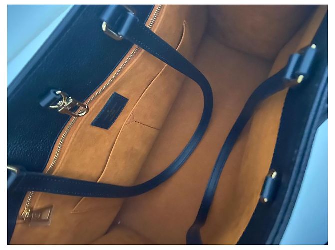Onthego Louis Vuitton schwarze Leder-Tote - Ansicht 3