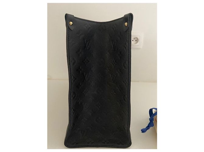 Onthego Louis Vuitton schwarze Leder-Tote - Ansicht 4