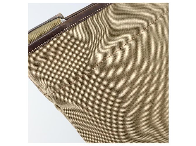 PRADA Schultertasche aus Canvas Beige Silber Authentisch 172784 - Ansicht 14