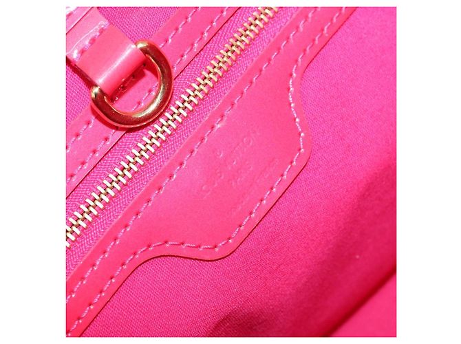 LOUIS VUITTON Borsa a Mano Monogram Vernis Wilshire PM Rose Pop M93643 Auth ki6536 Rosa - vista 15