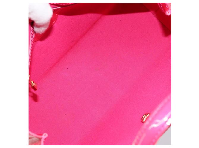 LOUIS VUITTON Borsa a Mano Monogram Vernis Wilshire PM Rose Pop M93643 Auth ki6536 Rosa - vista 16