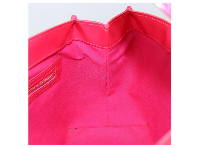 LOUIS VUITTON Borsa a Mano Monogram Vernis Wilshire PM Rose Pop M93643 Auth ki6536 Rosa - vista 17