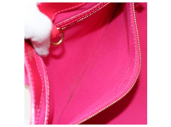 LOUIS VUITTON Borsa a Mano Monogram Vernis Wilshire PM Rose Pop M93643 Auth ki6536 Rosa - vista 20