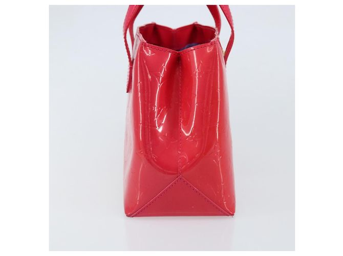 LOUIS VUITTON Borsa a Mano Monogram Vernis Wilshire PM Rose Pop M93643 Auth ki6536 Rosa - vista 4