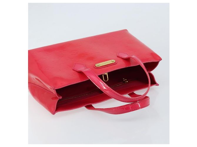 LOUIS VUITTON Borsa a Mano Monogram Vernis Wilshire PM Rose Pop M93643 Auth ki6536 Rosa - vista 6