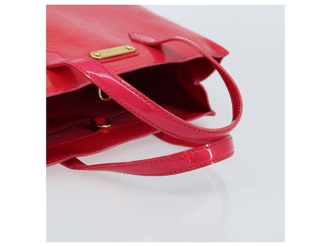 LOUIS VUITTON Borsa a Mano Monogram Vernis Wilshire PM Rose Pop M93643 Auth ki6536 Rosa - vista 7