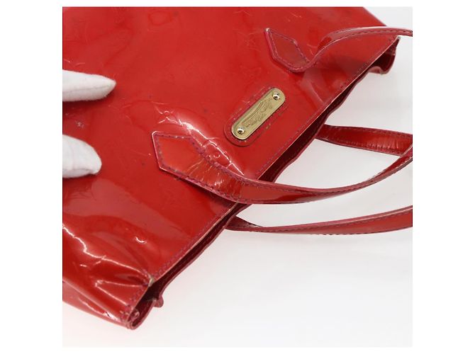 LOUIS VUITTON Borsa a Mano Monogram Vernis Wilshire PM Rose Pop M93643 Auth gh1742 Rosa - vista 6