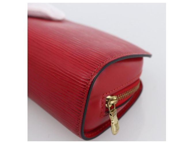 LOUIS VUITTON Pochette Dauphine PM Epi Rosso Castigliano M48447 LV Auth BA11147 - vista 15