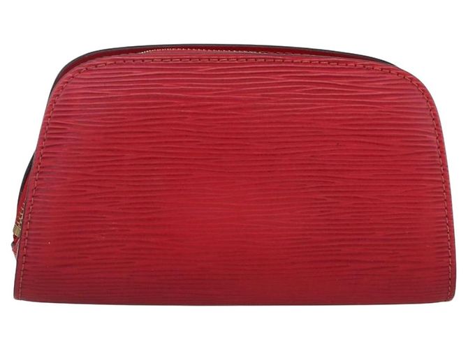 LOUIS VUITTON Pochette Dauphine PM Epi Rosso Castigliano M48447 LV Auth BA11147 - vista 2