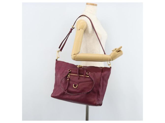 LOUIS VUITTON Borsa Monogram Empreinte Lumineuse PM Oroll M94046 LV Auth hk3449 - vista 25