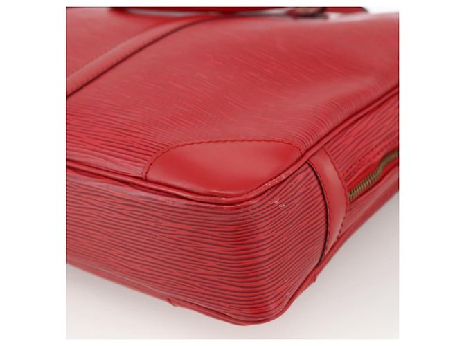LOUIS VUITTON Epi Porta Documenti da Viaggio Borsa Business Rossa M54477 LV Auth LNZ498 Rosso - vista 15