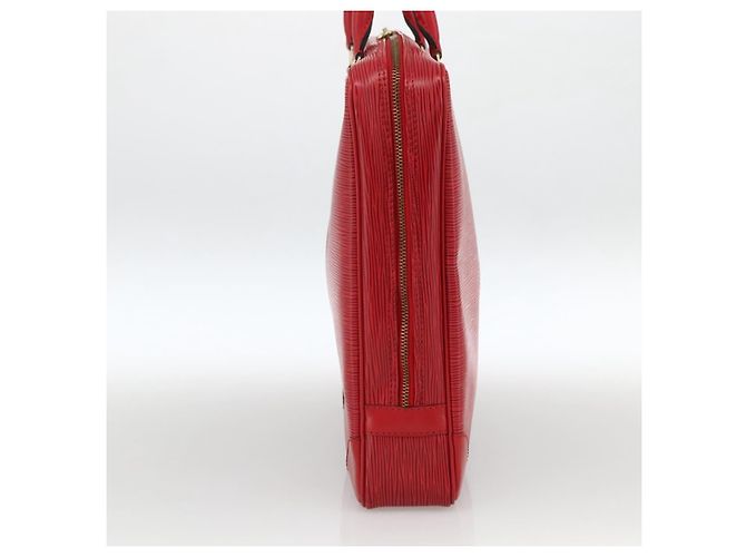 LOUIS VUITTON Epi Porta Documenti da Viaggio Borsa Business Rossa M54477 LV Auth LNZ498 Rosso - vista 4