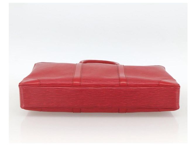 LOUIS VUITTON Epi Porta Documenti da Viaggio Borsa Business Rossa M54477 LV Auth LNZ498 Rosso - vista 5