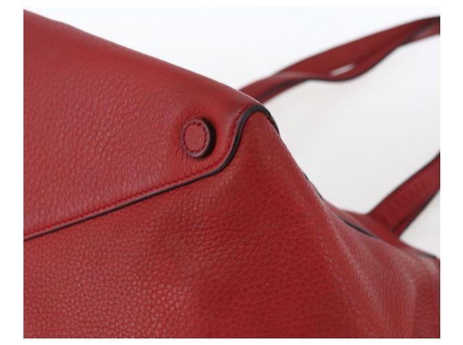 Prada Borsa Tote in Pelle Rossa Oro Auth mr2039 Rosso D'oro - vista 10