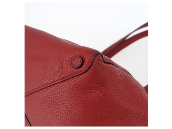 Prada Borsa Tote in Pelle Rossa Oro Auth mr2039 Rosso D'oro - vista 12
