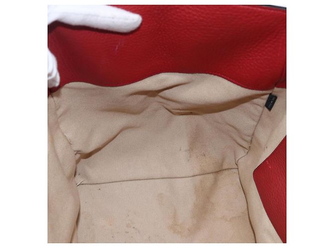 Prada Borsa Tote in Pelle Rossa Oro Auth mr2039 Rosso D'oro - vista 18