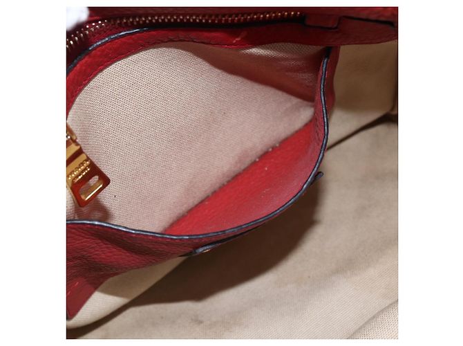 Prada Borsa Tote in Pelle Rossa Oro Auth mr2039 Rosso D'oro - vista 19