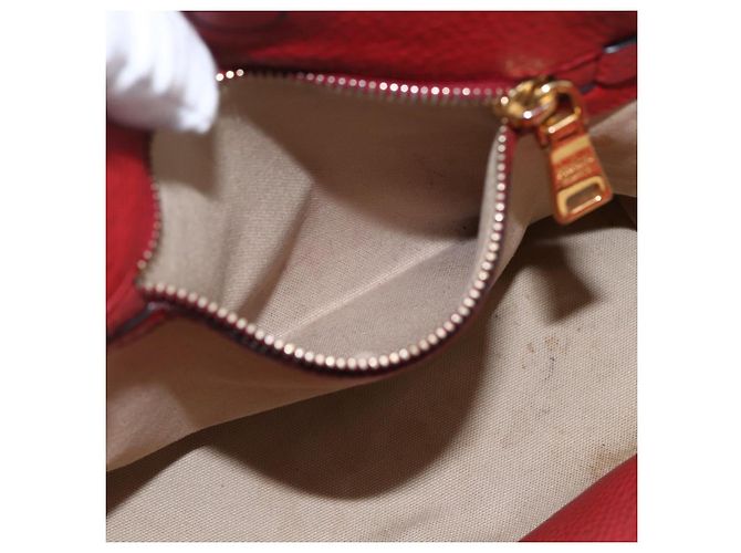 Prada Borsa Tote in Pelle Rossa Oro Auth mr2039 Rosso D'oro - vista 23