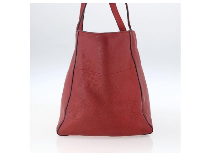 Prada Borsa Tote in Pelle Rossa Oro Auth mr2039 Rosso D'oro - vista 5