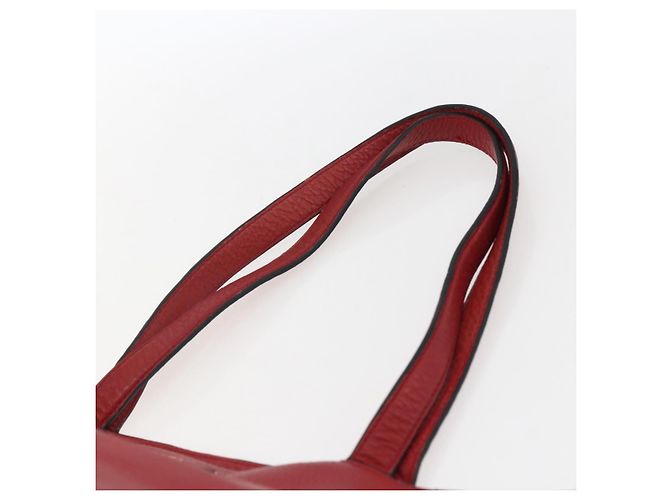 Prada Borsa Tote in Pelle Rossa Oro Auth mr2039 Rosso D'oro - vista 8