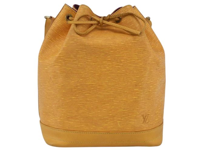 LOUIS VUITTON Borsa a Spalla Epi Noe Tassili Gialla M44009 LV Auth BA11095 - vista 13